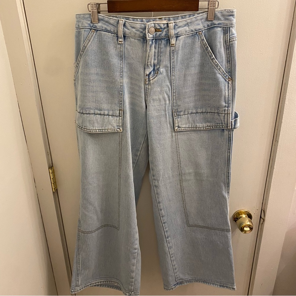 Pacsun Baggy Cargo Jeans Size 28 Multiple Flaws